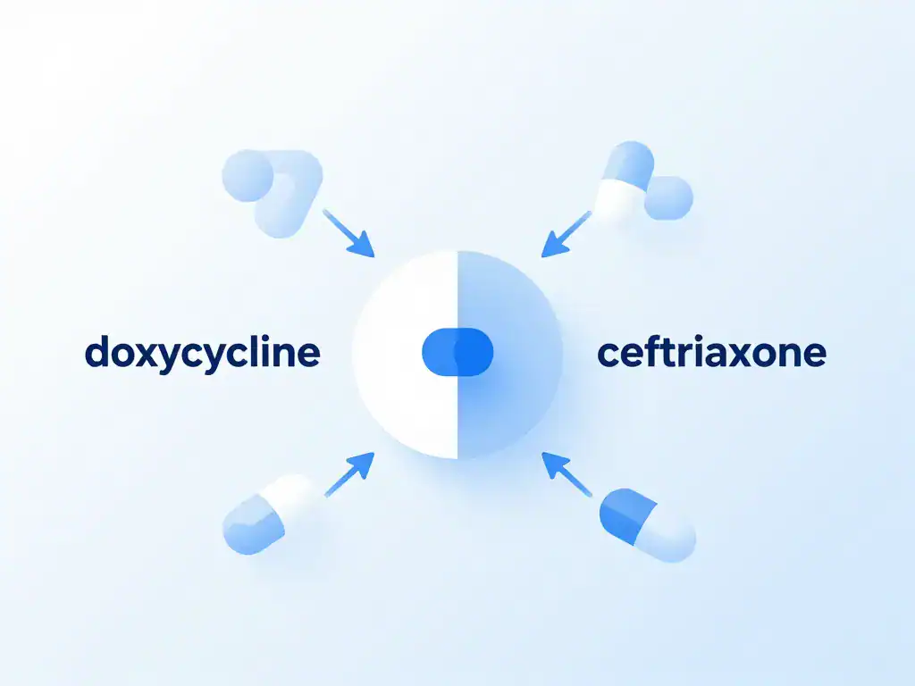 schéma piperacilline lyme comparatif autres antibiotiques