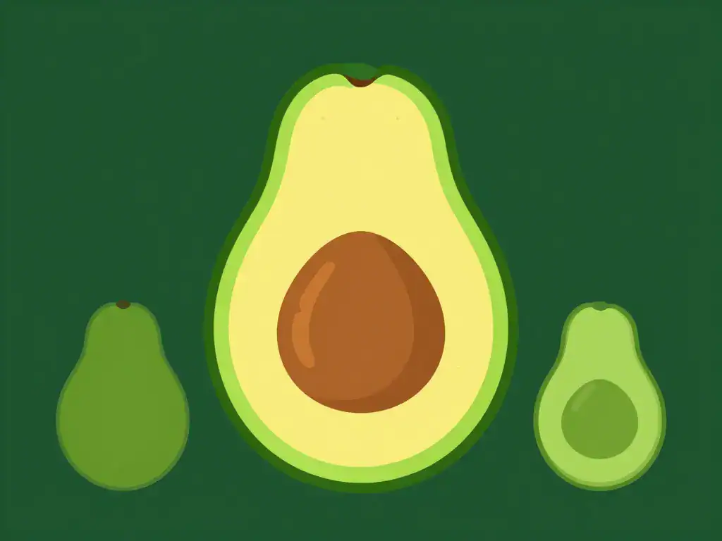 poids avocat avec répartition chair noyau peau