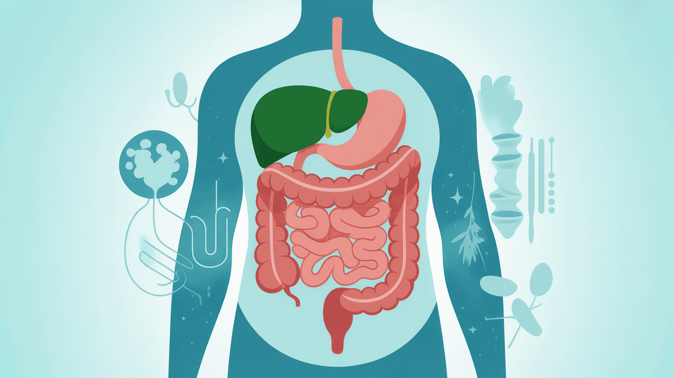 illustration stase stercorale colique côlon stylisé