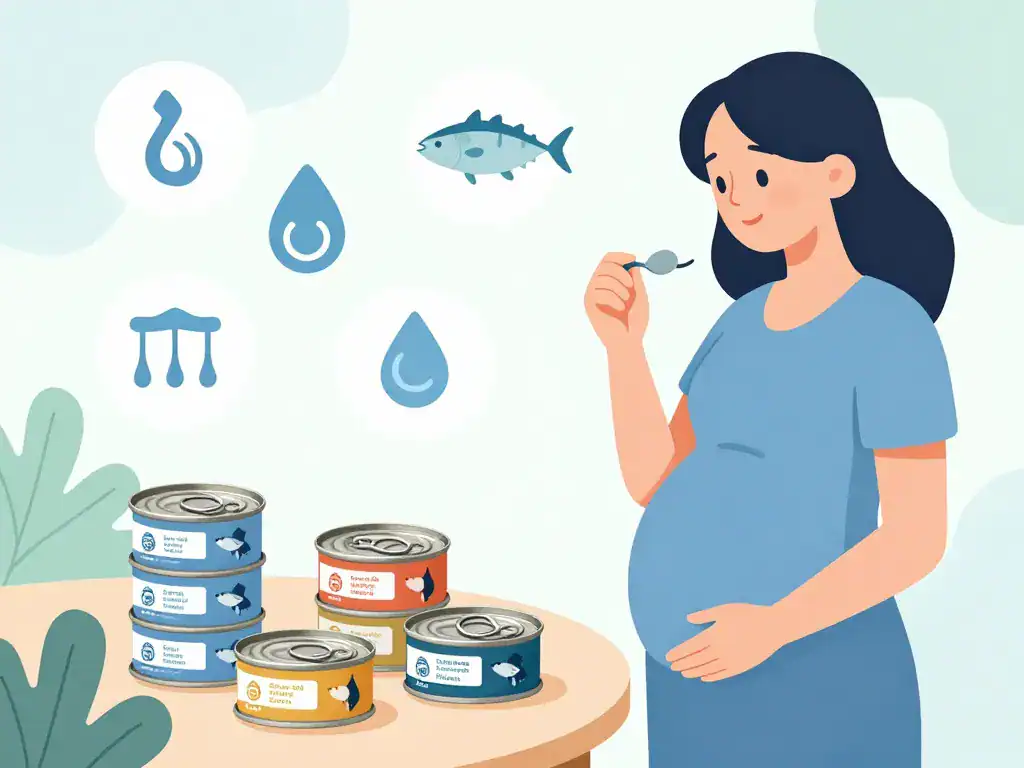 Choix thon en boite enceinte risques mercure illustration