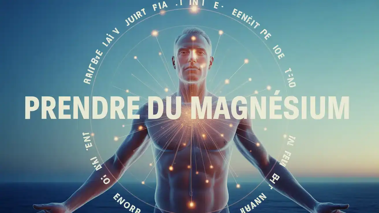 Illustration numérique magnésium corps humain