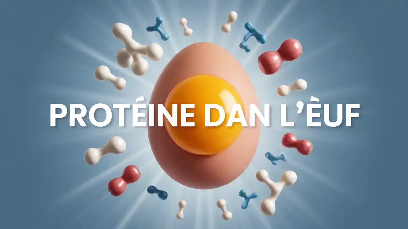 Œuf ouvert avec jaune et blanc montrant protéine dans l œuf