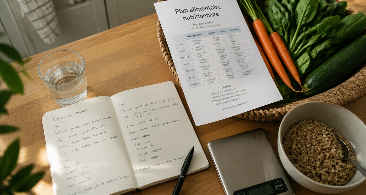plan alimentaire nutritionniste pdf carnet légumes