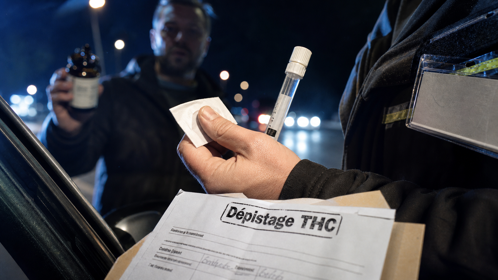 CBD test salivaire : dépistage THC 0,3% et perte permis