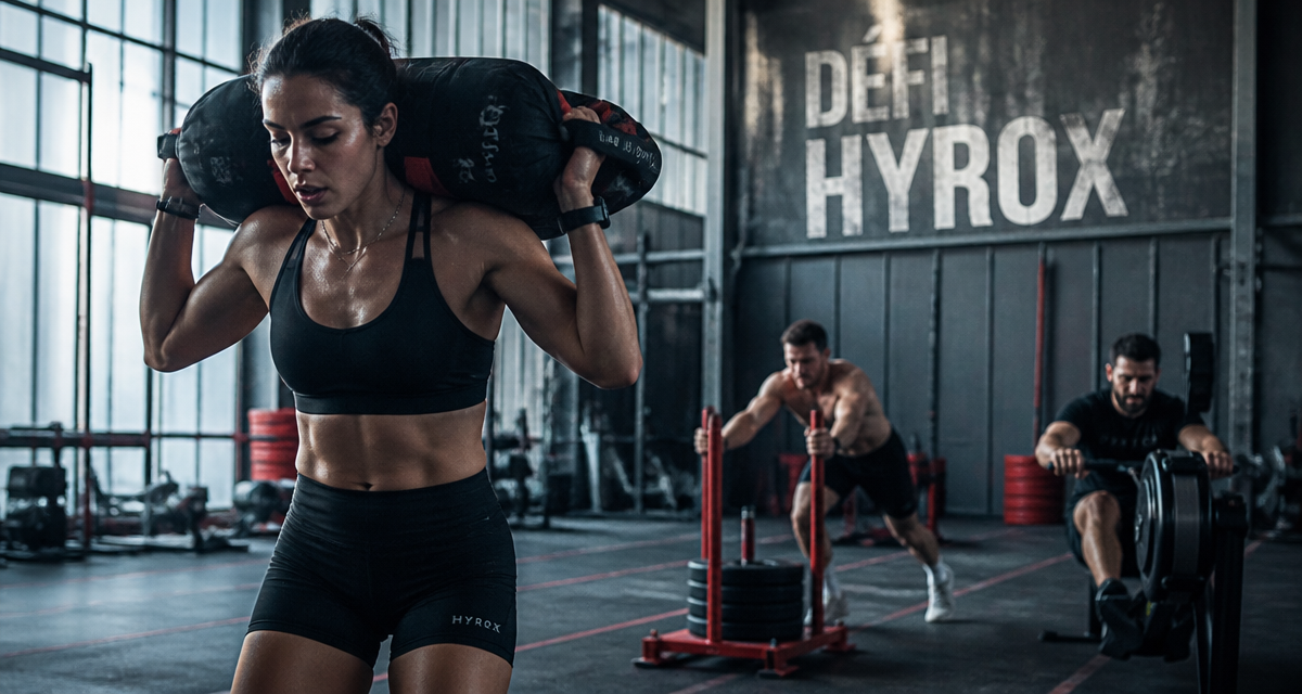 hyrox c est quoi athlètes en action