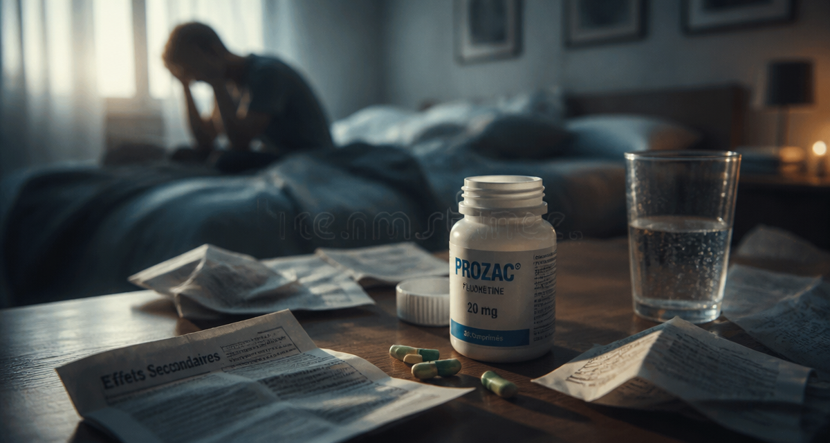 Prozac effets secondaires flacon et anxiété
