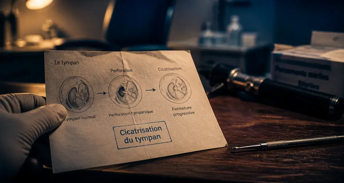 Récupération audition après tympan percé : cicatrisation du tympan