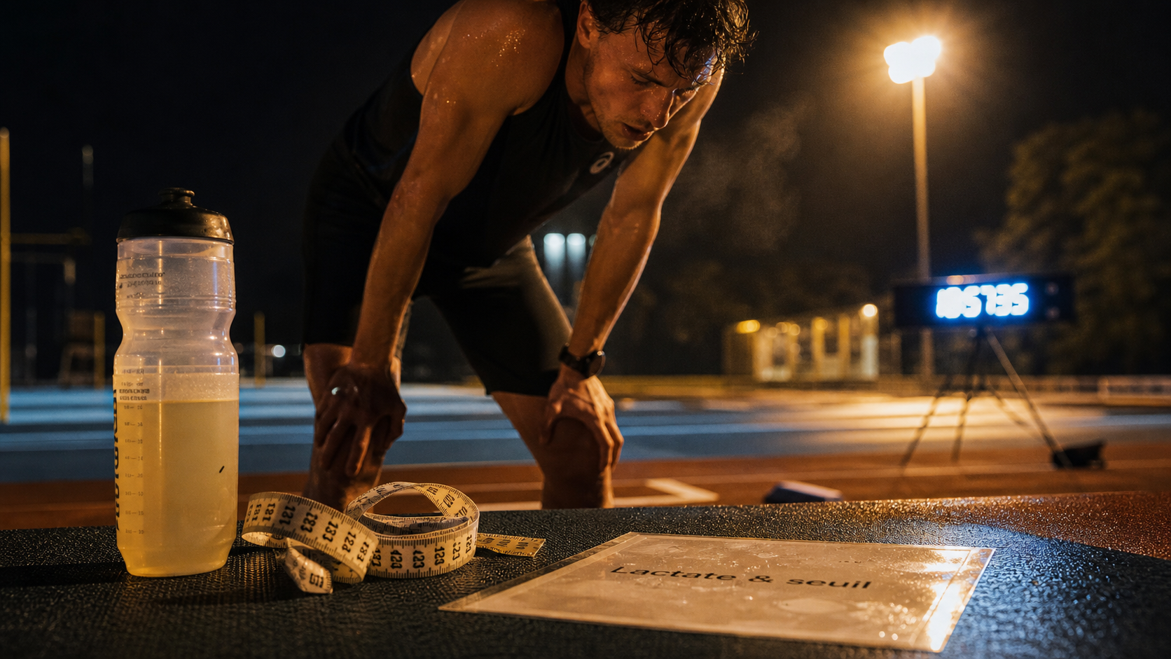 Acide lactique et sport : coureur et lactate après l’effort