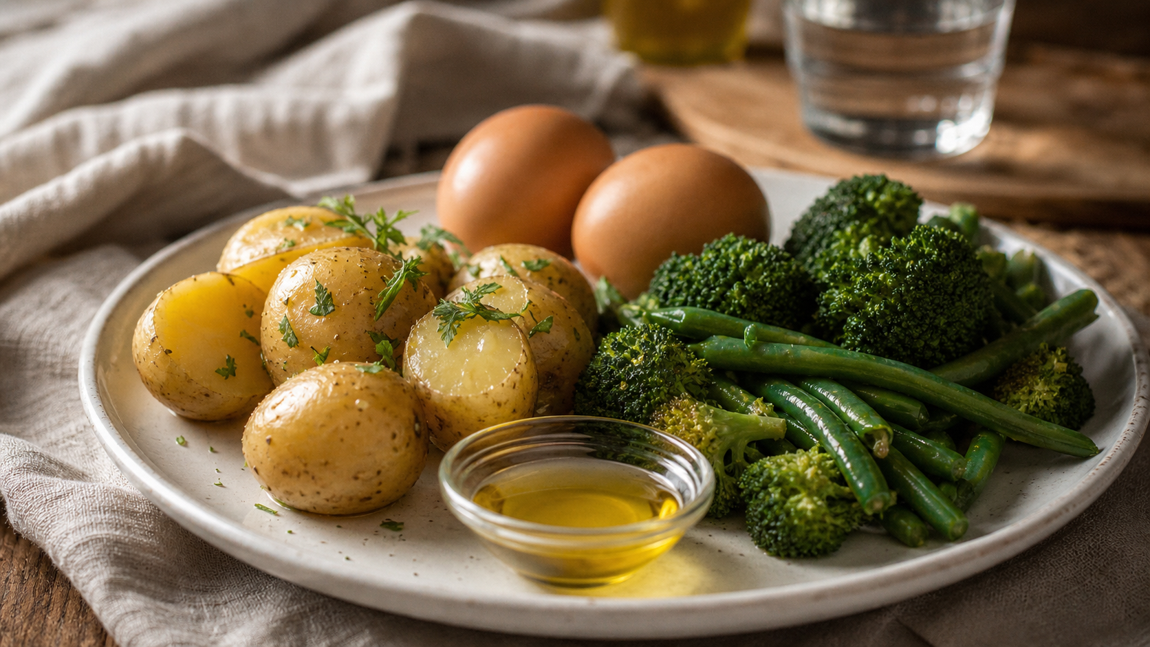 Les pommes de terre font elles grossir : portion de pommes de terre vapeur (80 kcal)