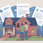 Illustration famille maison risques les pièges de la location-accession