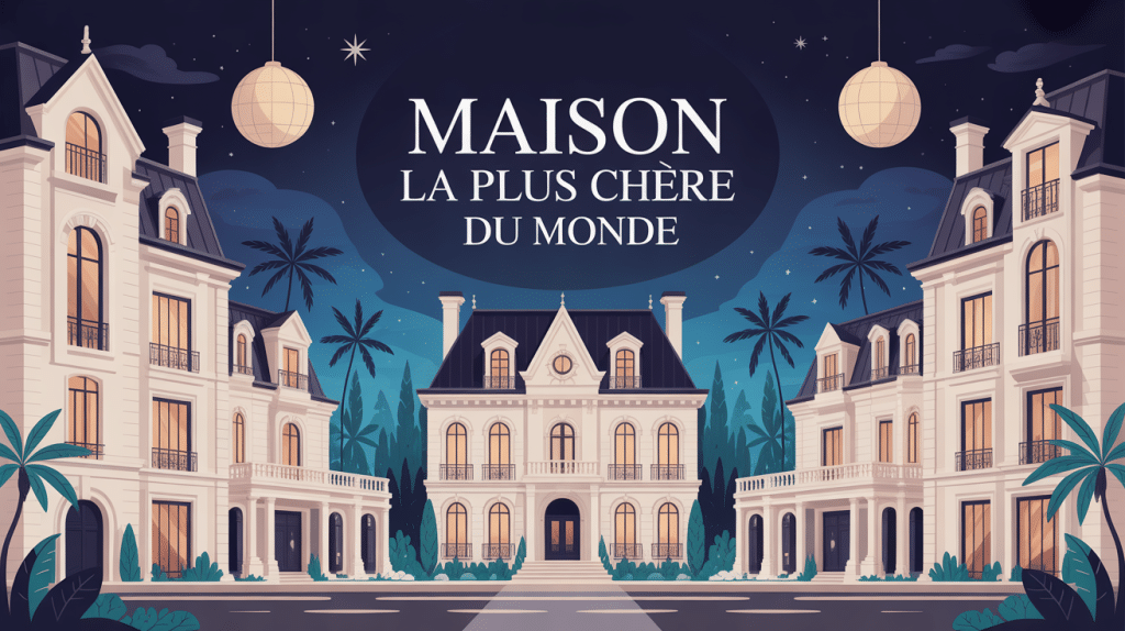 maison la plus chere du monde illustration luxe