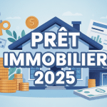 Nouvelles conditions pour obtenir un prêt immobilier illustration maison clé documents