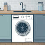 illustration raccordement lave vaisselle sous plan de travail