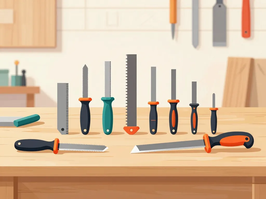 Scie sauteuse racetools sélection sur établi avec différents matériaux