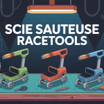 Différents modèles de scie sauteuse racetools sur plan de travail