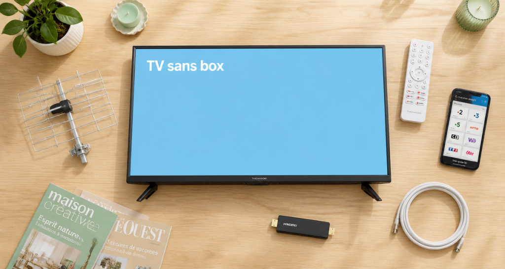 comment regarder la tv sans box sur télé moderne avec accessoires
