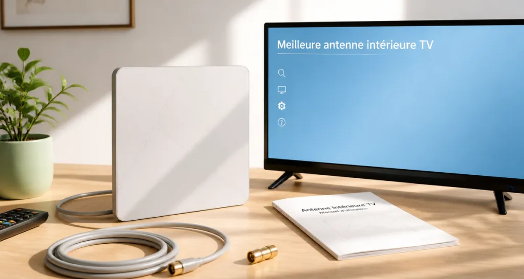 meilleure antenne interieure tv plate moderne sur table