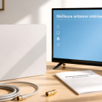 meilleure antenne interieure tv plate moderne sur table
