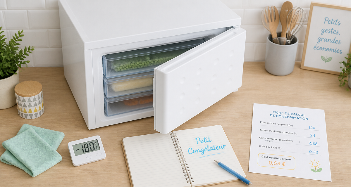 Petit congelateur prix sur plan de travail avec accessoires