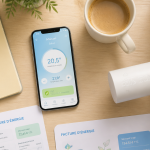 thermostat connecté radiateur smartphone factures