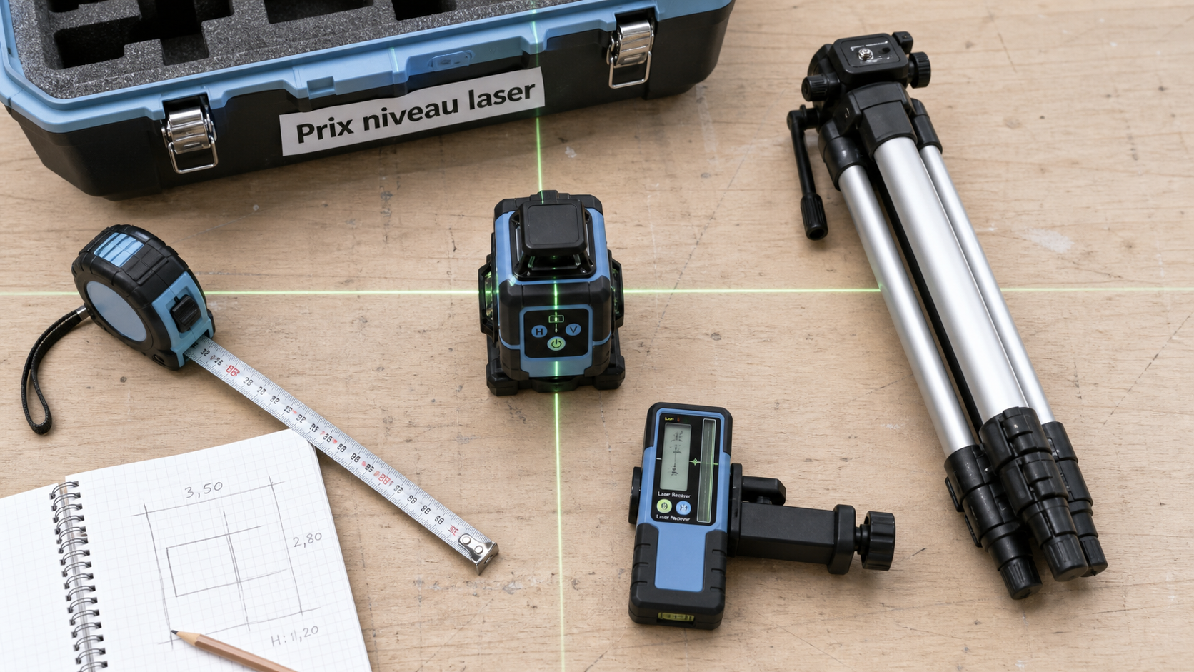 Niveau laser prix : comparer selon portée et précision