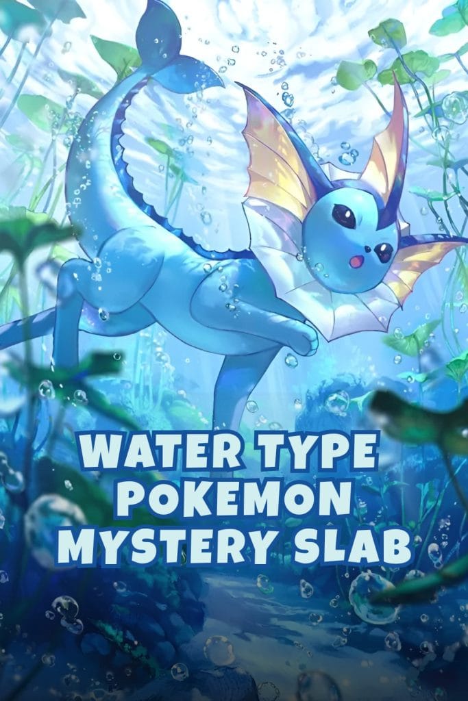 water type pokemon mystery box