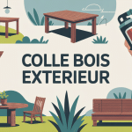 illustration colle pour bois exterieur meubles et ouvrages