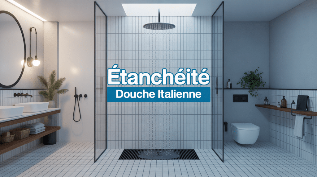 schéma douche italienne étanchéité salle de bain