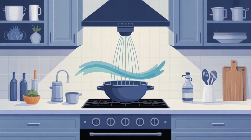 illustration evier vidage cuisine moderne