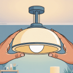 fixer luminaire plafond sans percer sans outil