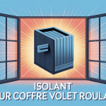 illustration isolant pour coffre volet roulant autour fenêtre