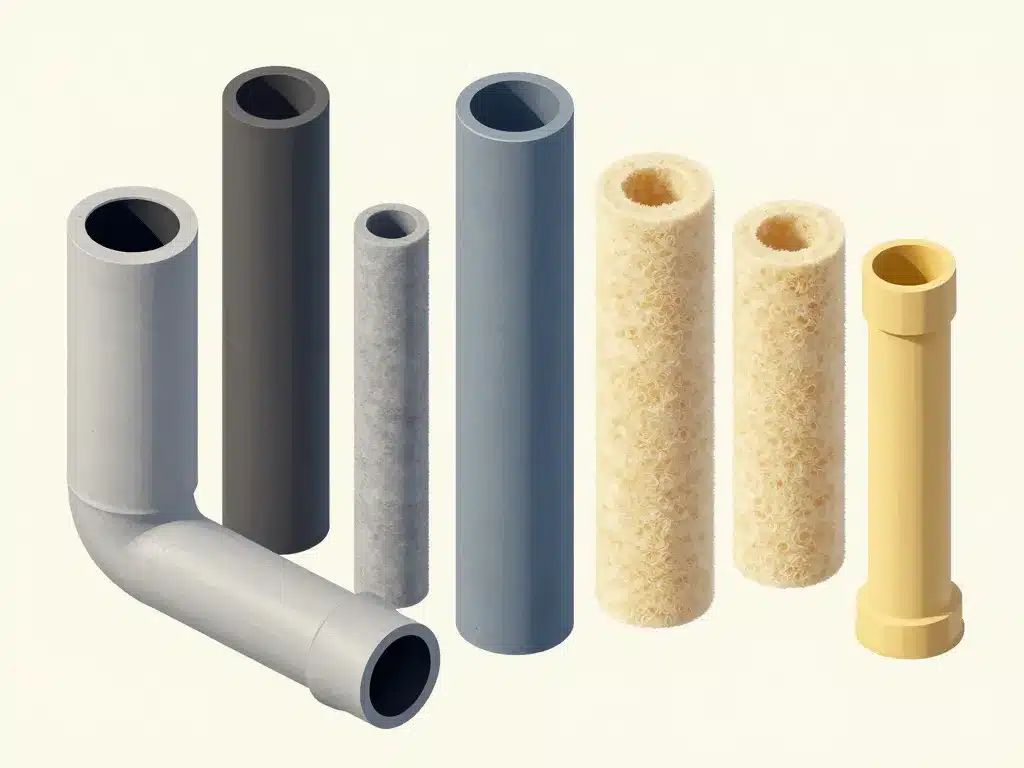 comparatif matériaux isolation tuyauterie extérieure