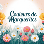 marguerite couleur différentes variétés dans un jardin lumineux