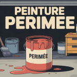 Peinture périmée danger illustration pot abîmé gestes précaution