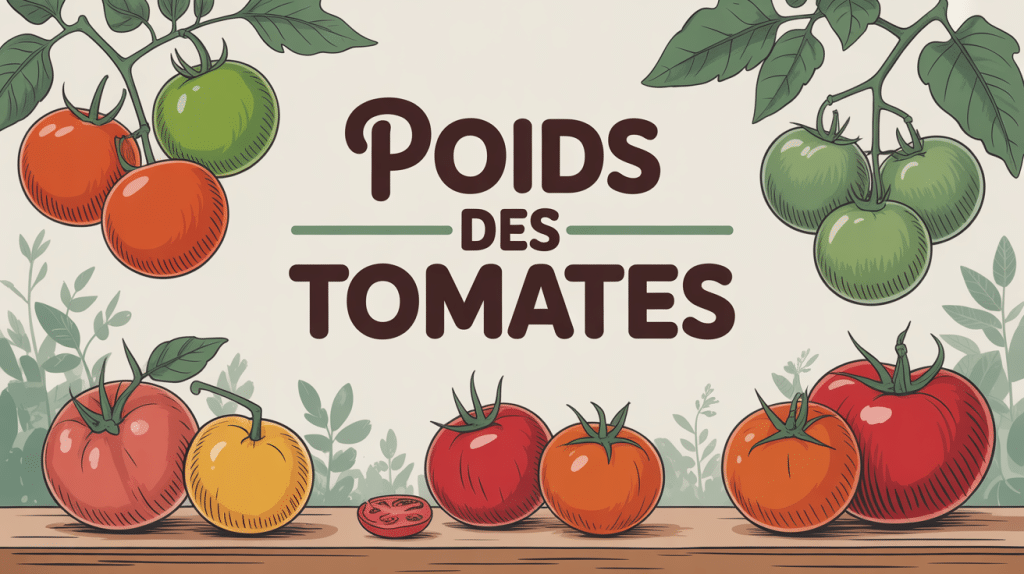 poid tomates différentes variétés sur balance