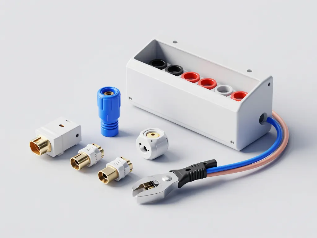 Connecteurs modernes pour rallonger un câble électrique sans domino scène explicative