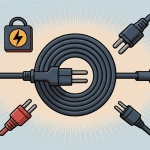 Illustration rallonger un câble électrique sans domino avec connecteurs modernes