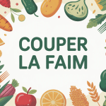 comment couper la faim avec aliments sains assiette centrale