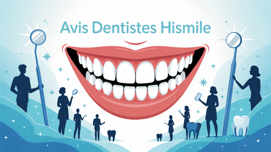 hismile avis dentiste illustration synthèse professionnelle