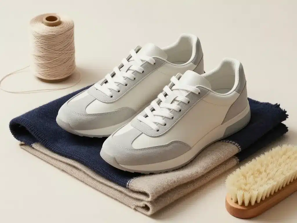 sneakers new balance loro piana sur tissu cachemire laine