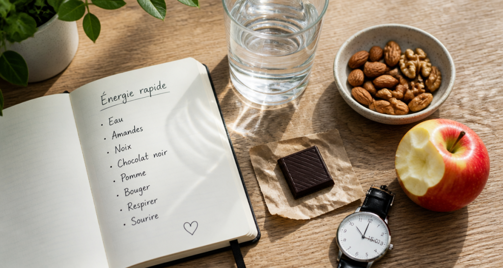 comment avoir de l energie rapidement photo aliments sieste mouvement