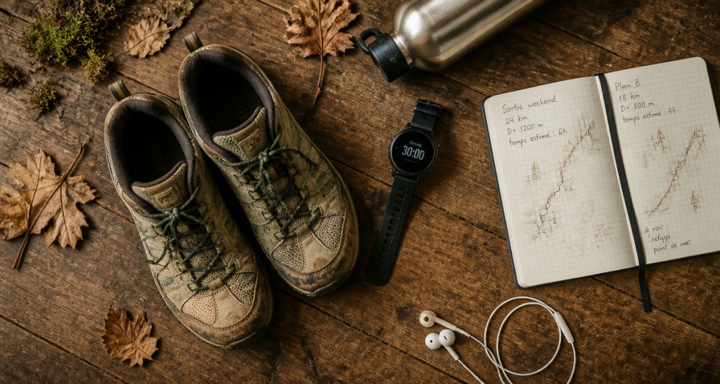 marche 30 minutes par jour chaussures montre parcours