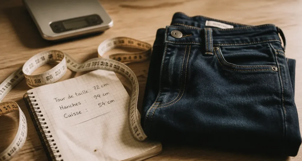 Comment se peser sans balance : mètre ruban pour mesurer tour de taille, hanches et cuisse