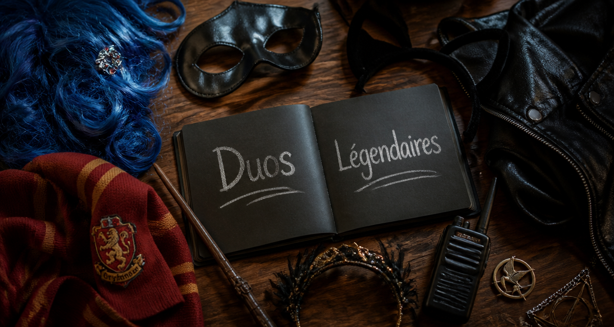 déguisement thème cinéma couple accessoires duos
