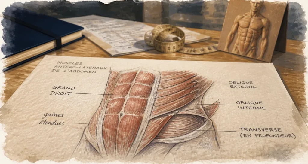 Muscles abdominaux antero lateraux : anatomie pour un gainage efficace