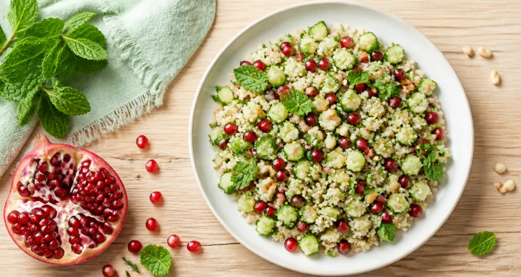 peut on manger les pepins de la grenade dans une salade