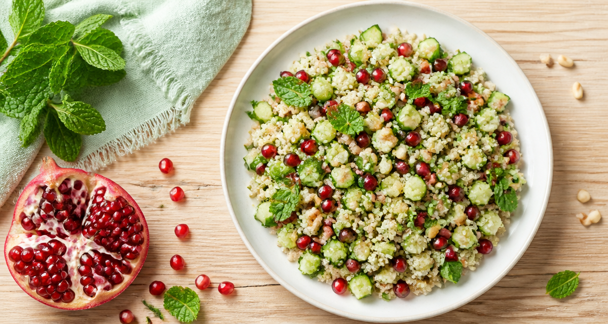peut on manger les pepins de la grenade dans une salade