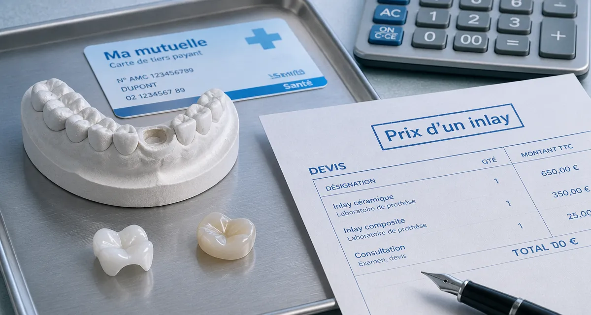 prix d un inlay dentaire sur devis et exemples