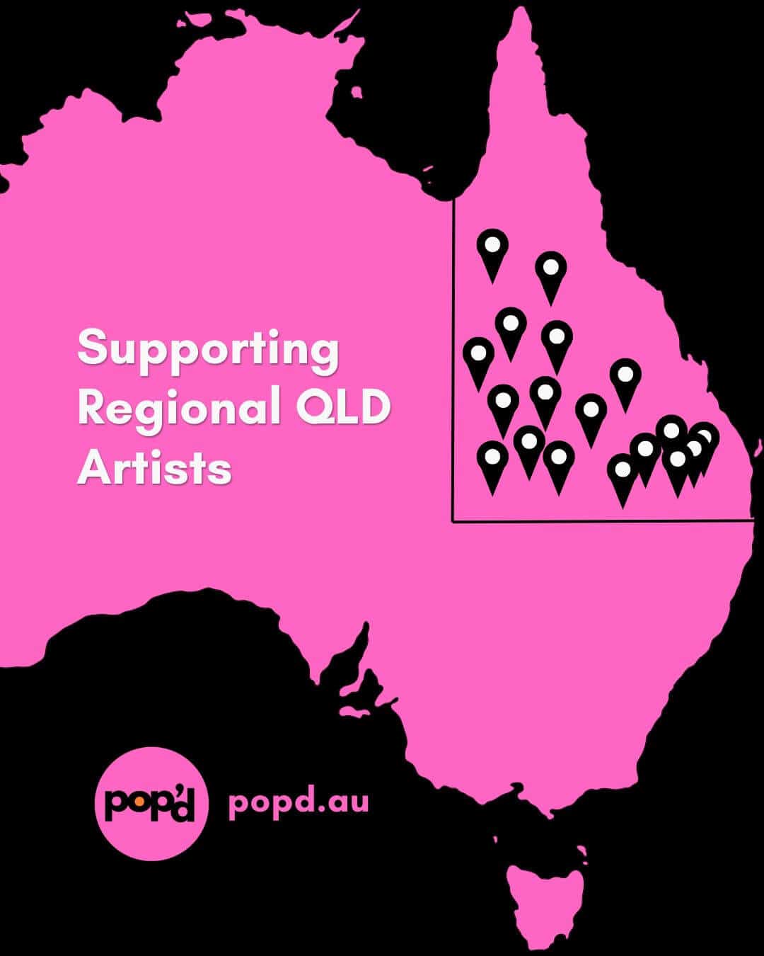 Pop'd Art Hub supporting Regional QLD artists