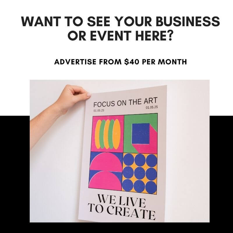 advertise your art event or art business